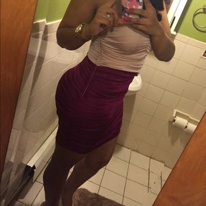 Strapless ombré Dress